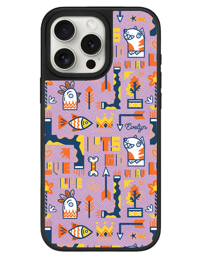 iPhone Leather Grip - Life in Colour