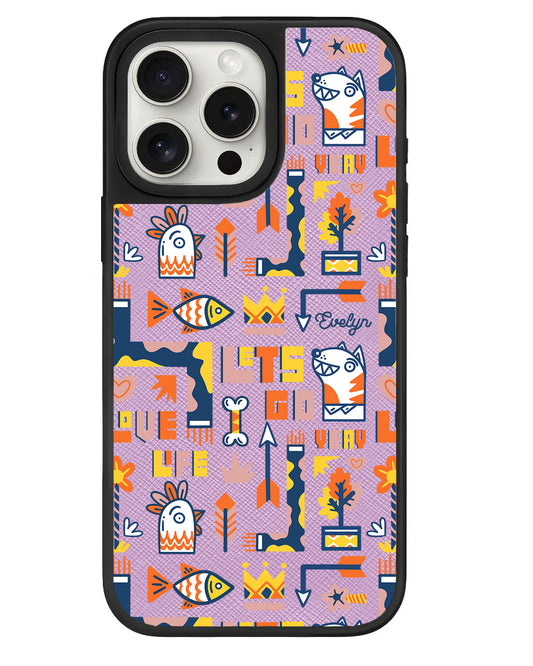 iPhone Leather Grip - Life in Colour