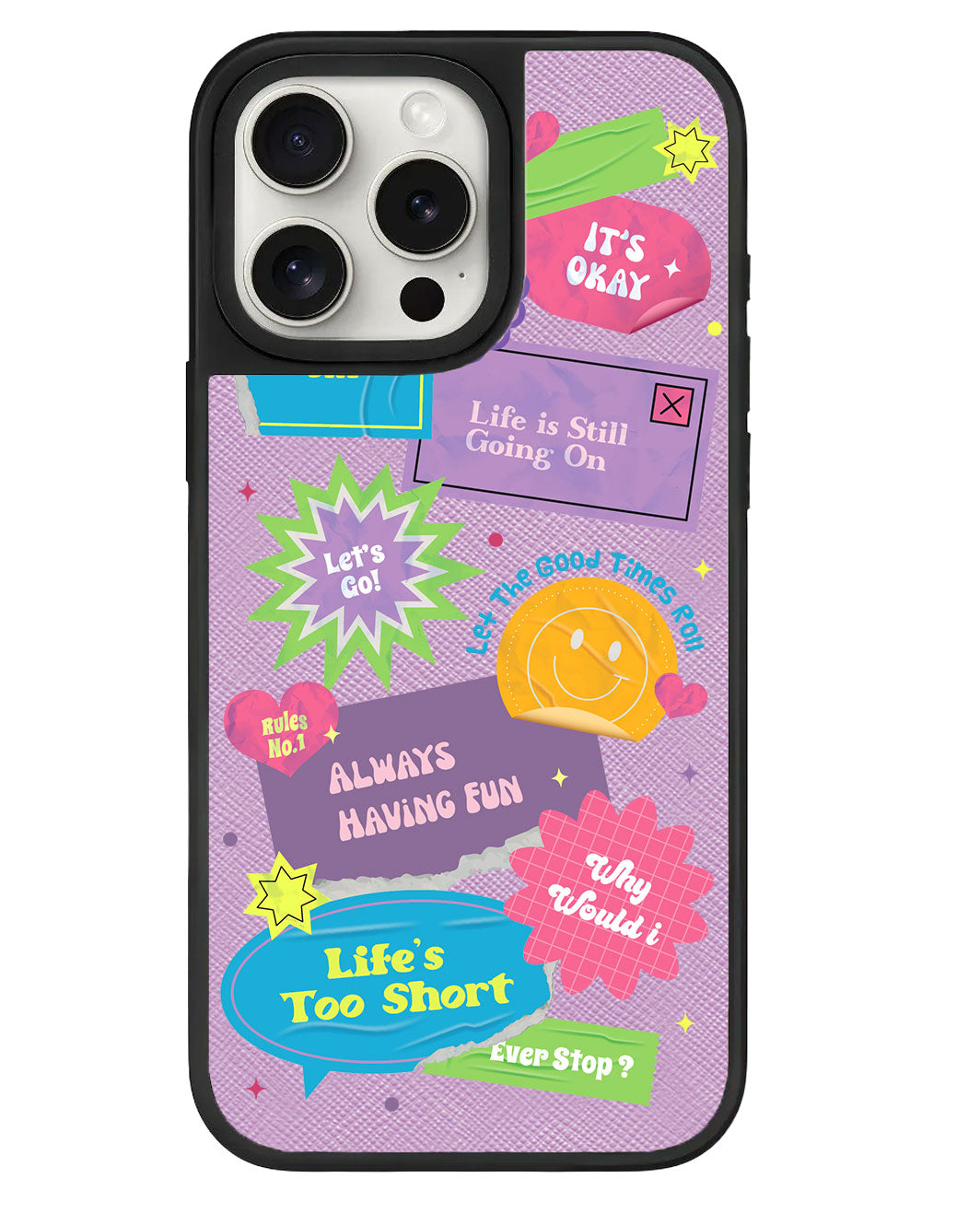 iPhone Leather Grip - Life's Too Short