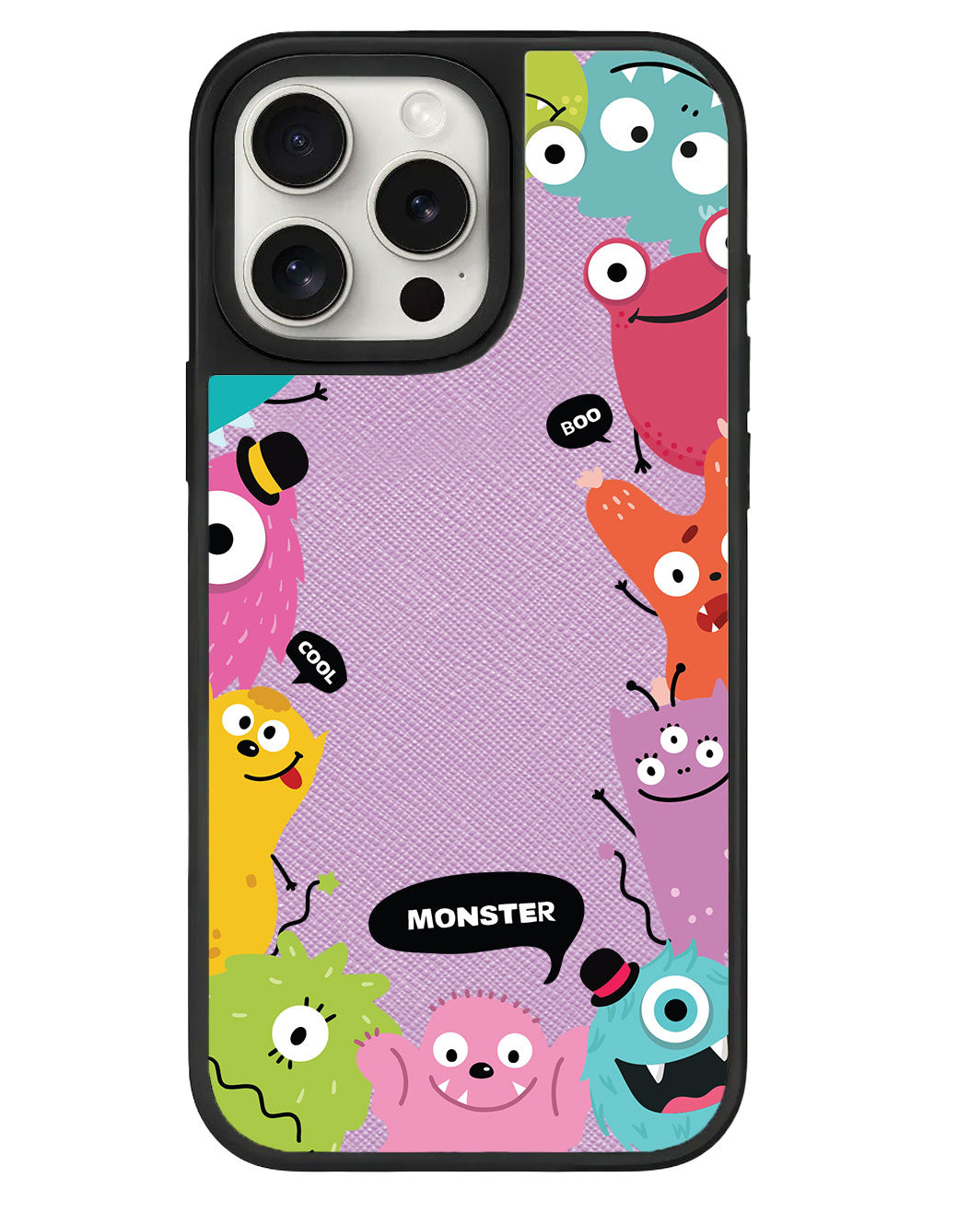 iPhone Leather Grip - Little Monster