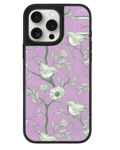 iPhone Leather Grip - Lovebird Monochrome 4.0