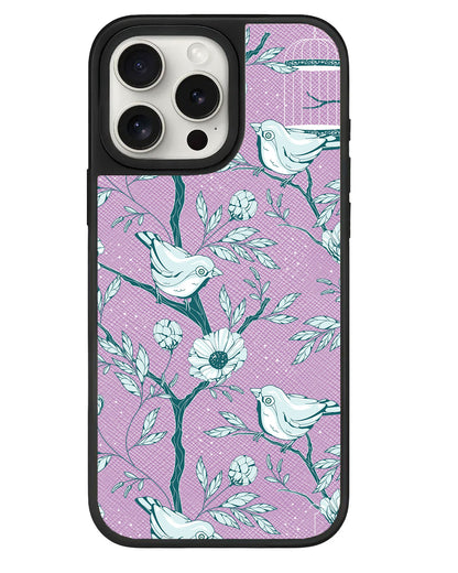 iPhone Leather Grip - Lovebird Monochrome 6.0