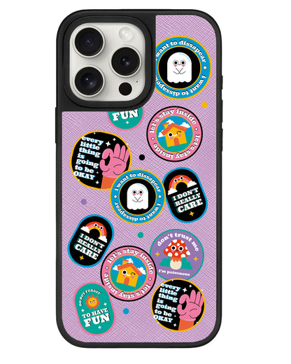 iPhone Leather Grip - Monster Sticker Pack