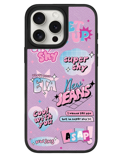 iPhone Leather Grip - New Jeans Super Shy