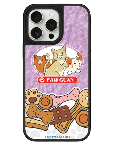 iPhone Leather Grip - Pawguan Cat