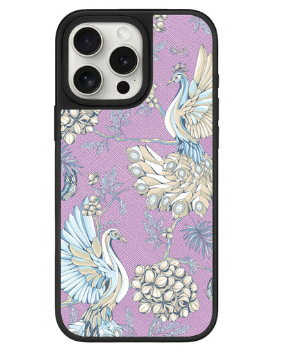iPhone Leather Grip - Peacock 5.0