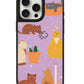 iPhone Leather Grip Case - Playful Cat 1.0