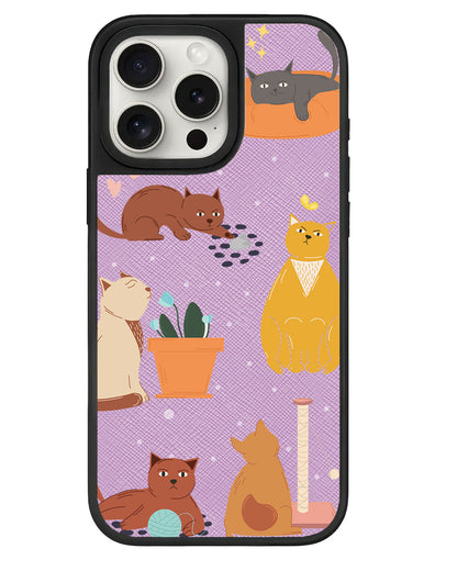 iPhone Leather Grip - Playful Cat 1.0