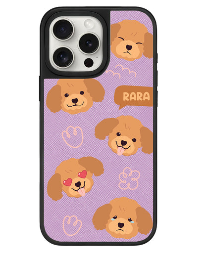 iPhone Leather Grip - Poodle Squad 3.0