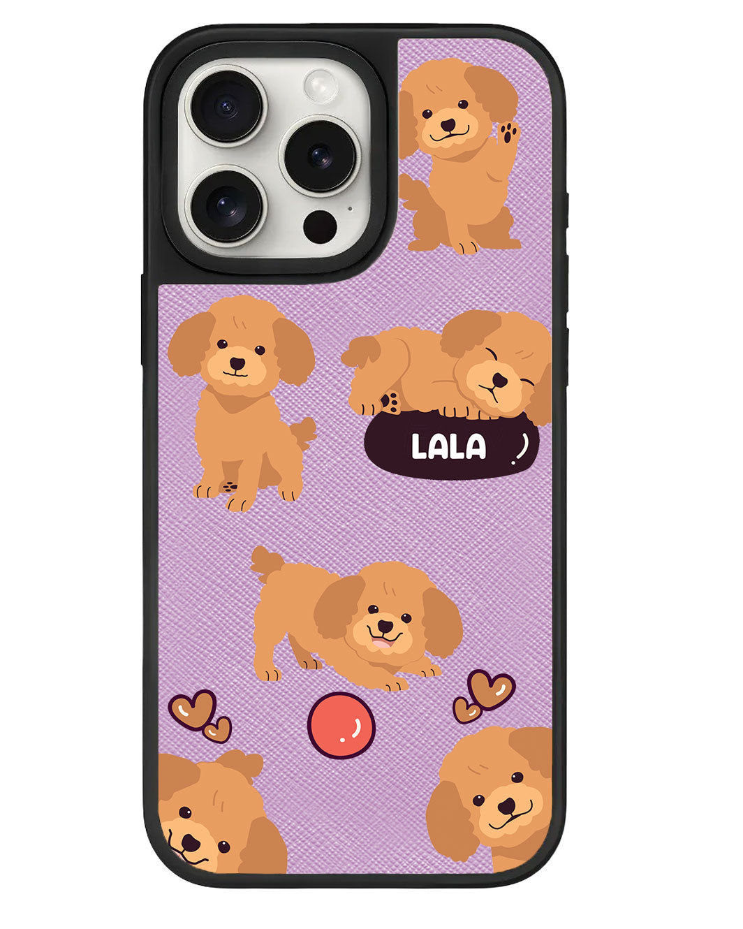 iPhone Leather Grip - Poodle Squad 1.0