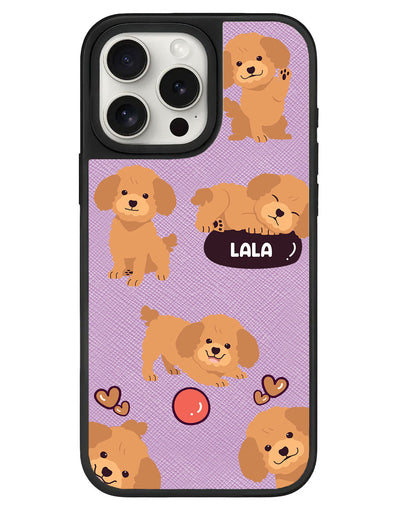 iPhone Leather Grip - Poodle Squad 1.0