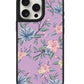 iPhone Leather Grip - Pink & Blue Florals