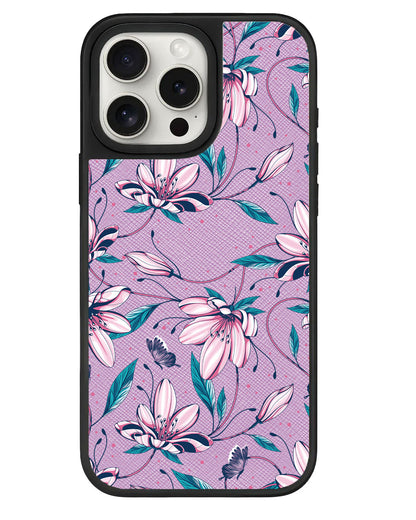 iPhone Leather Grip - Pink Tulip