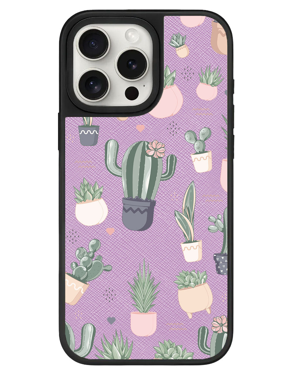 iPhone Leather Grip Case - Cactus 2.0