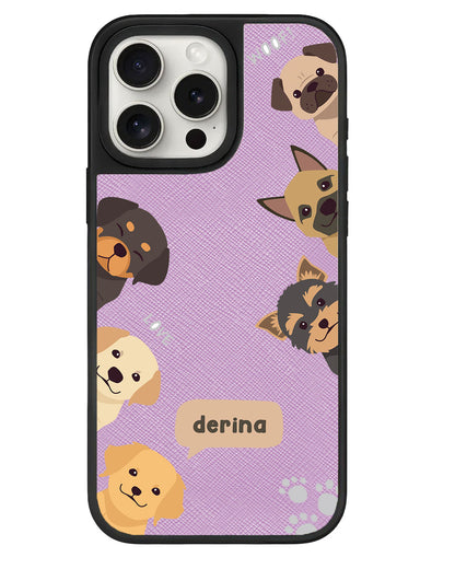 iPhone Leather Grip - Ruff Family 1.0