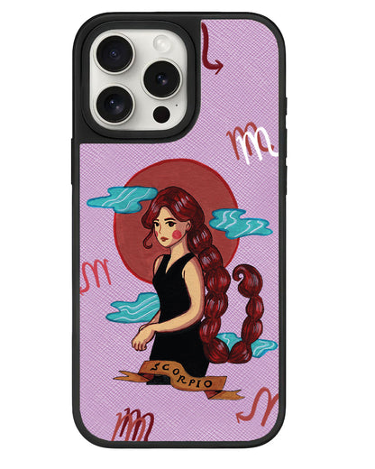 iPhone Leather Grip - Scorpio