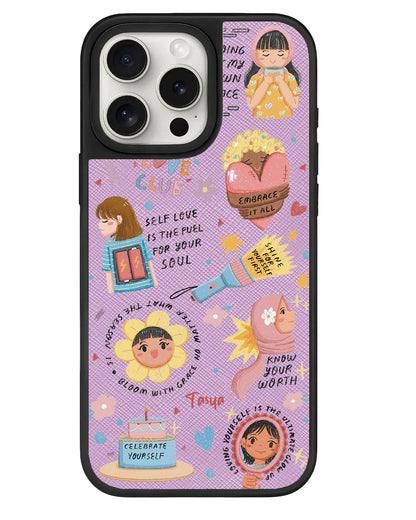 iPhone Leather Grip - Self Love Club