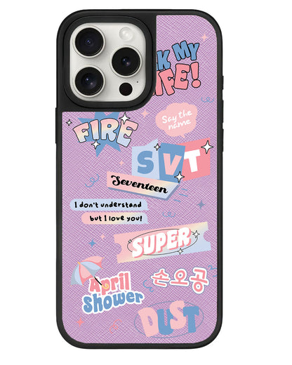 iPhone Leather Grip - Seventeen Super