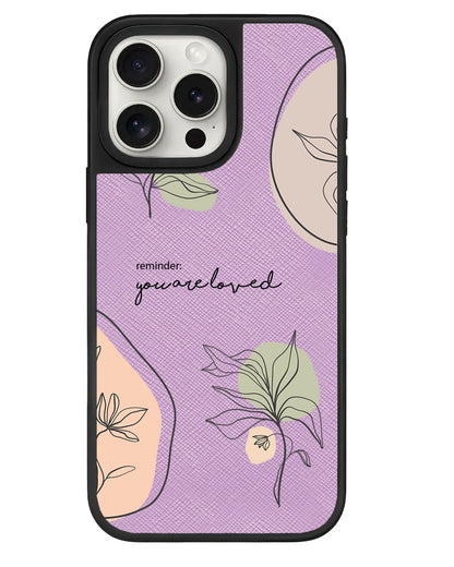 iPhone Leather Grip - Sketchy Flower
