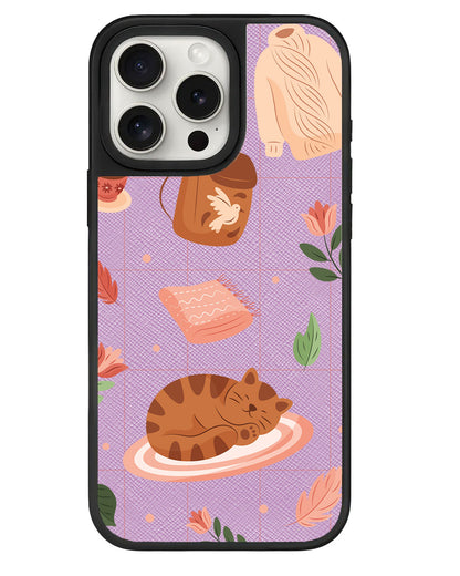 iPhone Leather Grip - Sleepy Autumn