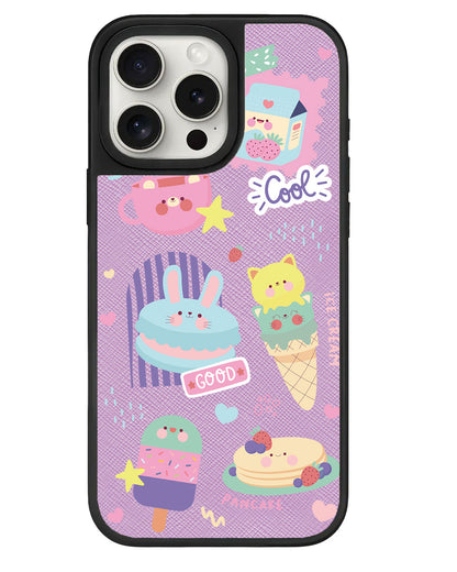 iPhone Leather Grip - Sweet Cafe