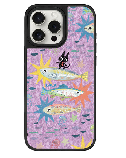 iPhone Leather Grip - The Fish Surfer