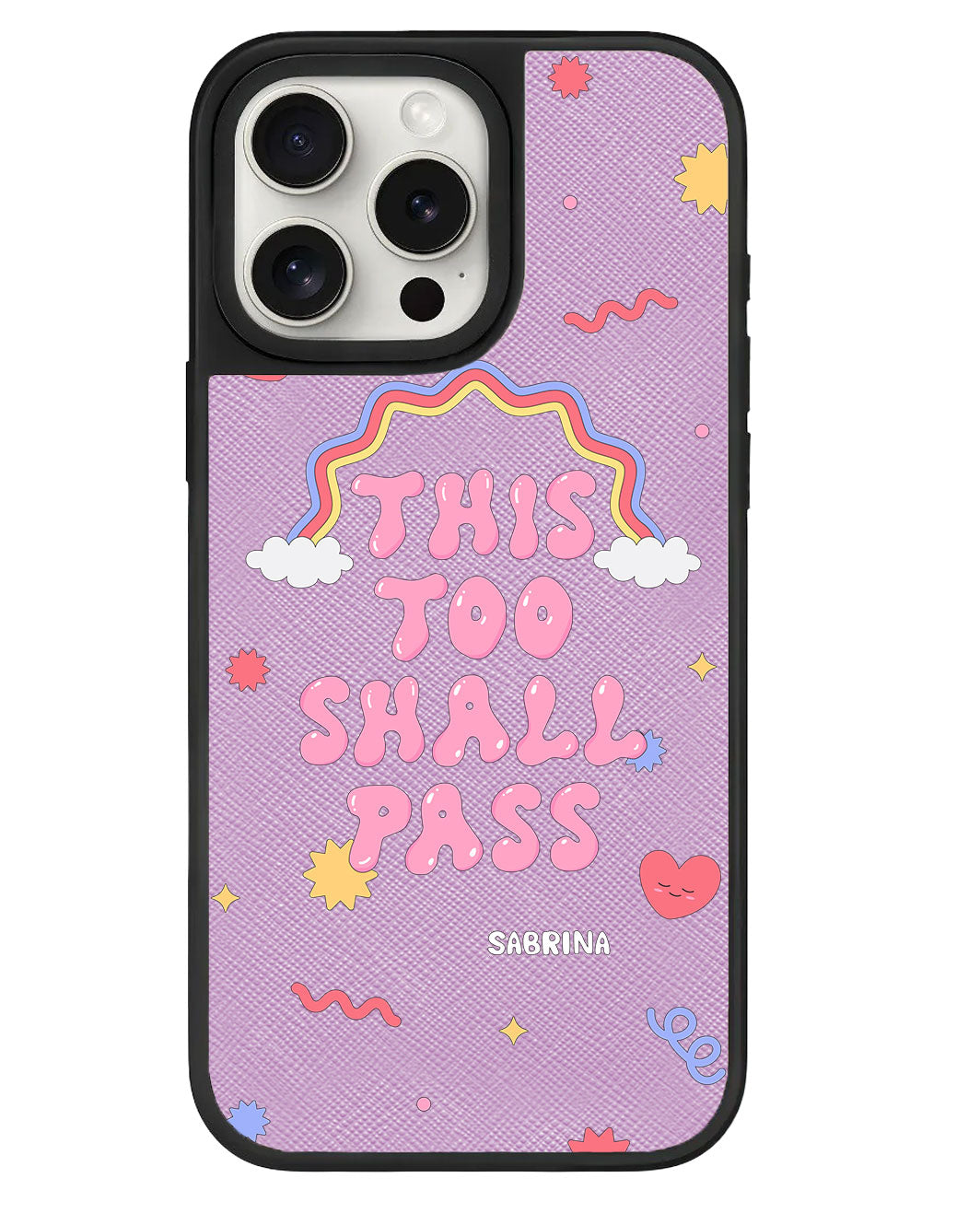 iPhone Leather Grip - This Too Shall Pass