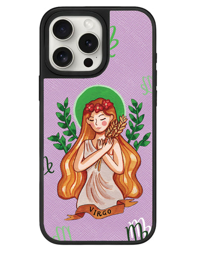 iPhone Leather Grip - Virgo