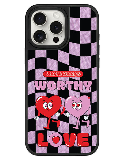iPhone Leather Grip - Worthy Love