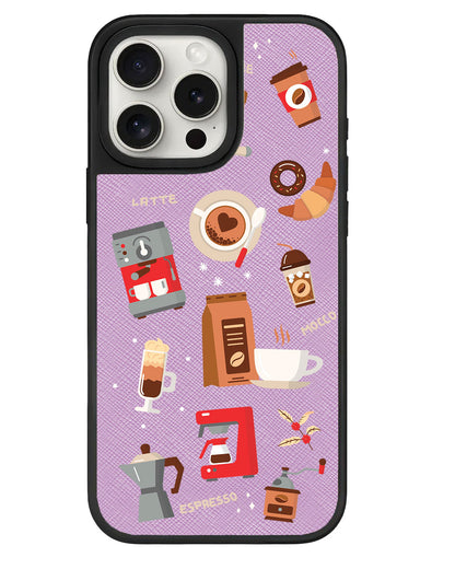 iPhone Leather Grip - Barista