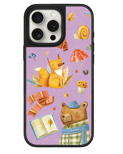 iPhone Leather Grip - Bear & Fox