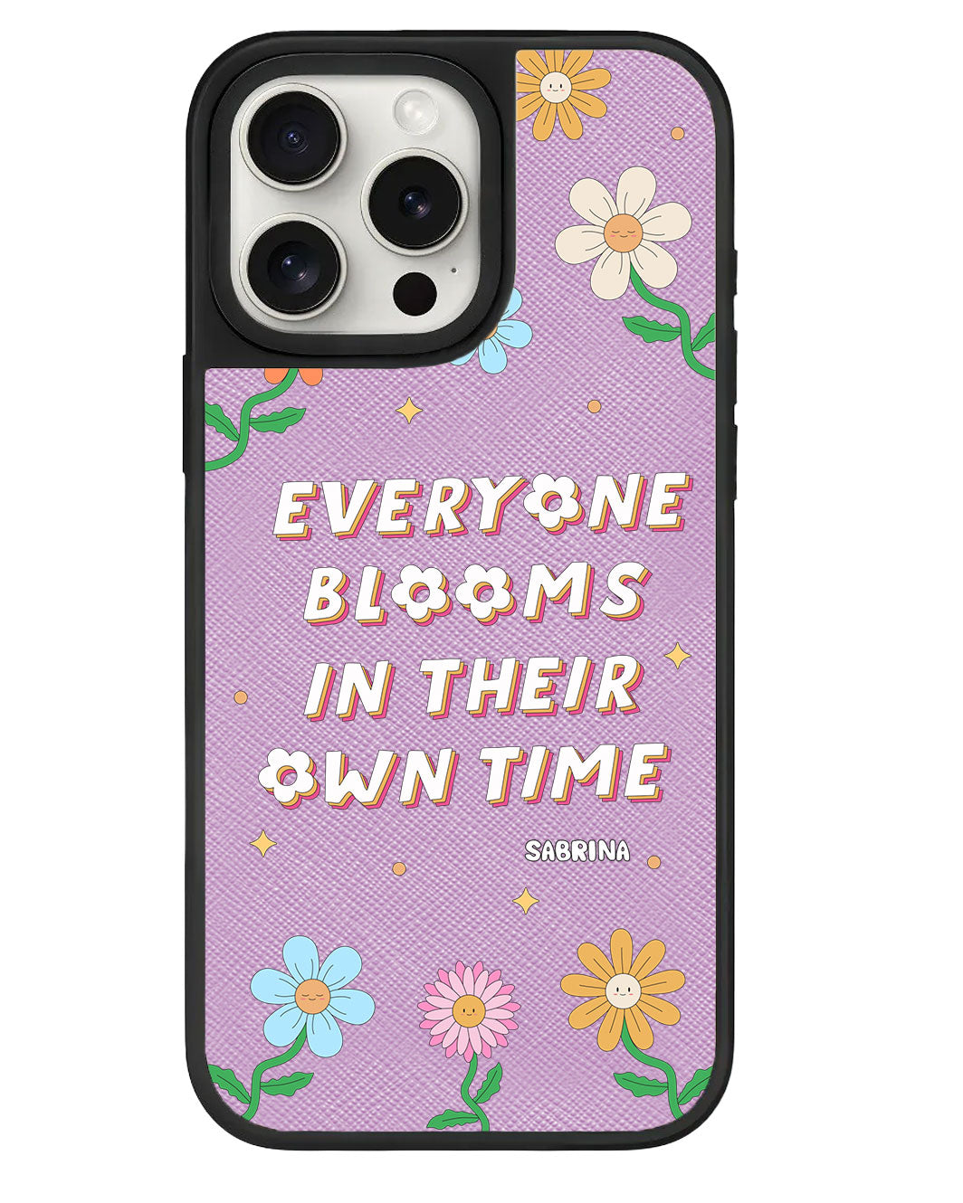 iPhone Leather Grip - Blooms