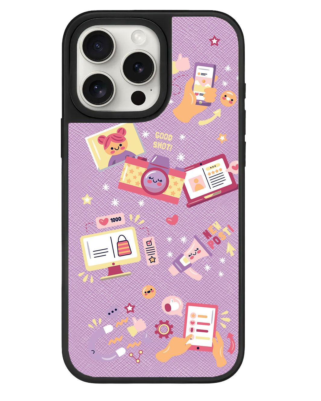 iPhone Leather Grip - Content Creator