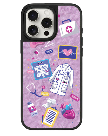 iPhone Leather Grip - Doctor