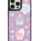 iPhone Leather Grip Case - Cupcake