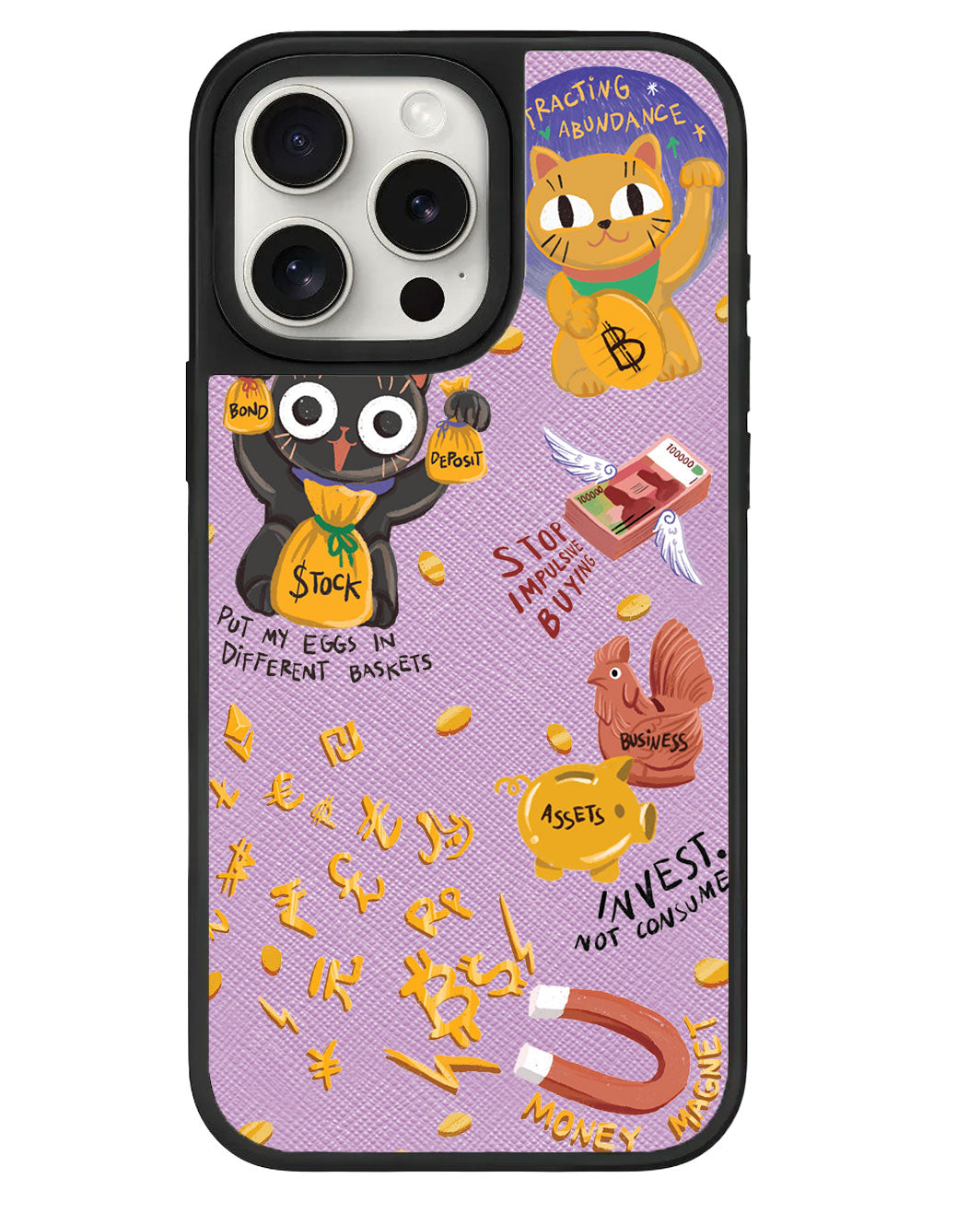 iPhone Leather Grip - I am... Money Magnet!!!!