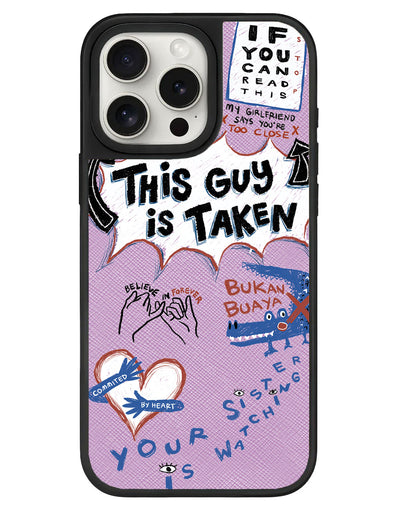 iPhone Leather Grip - Pelakor Proof (For Him)