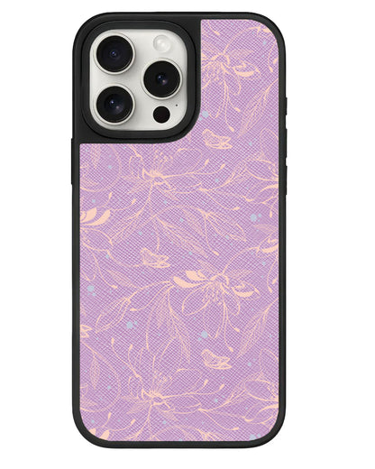 iPhone Leather Grip - Sketchy Flower & Butterfly 1.0