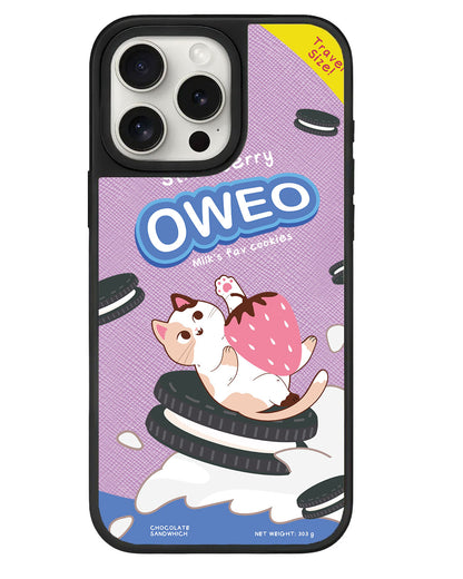 iPhone Leather Grip - Oweo Cat