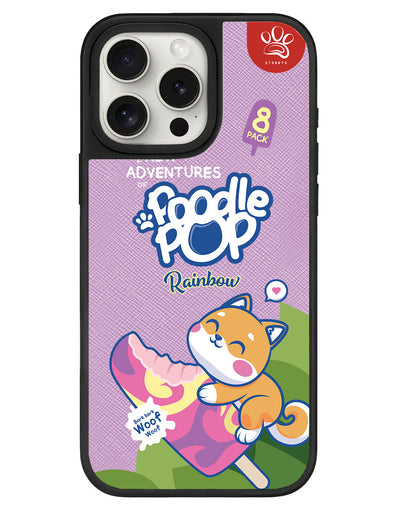 iPhone Leather Grip - Poodle Pop