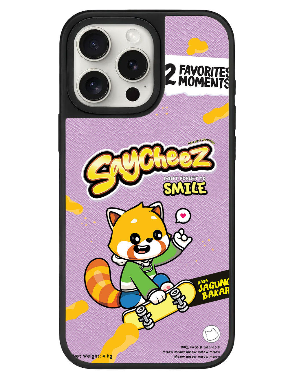 iPhone Leather Grip Case - Saycheez