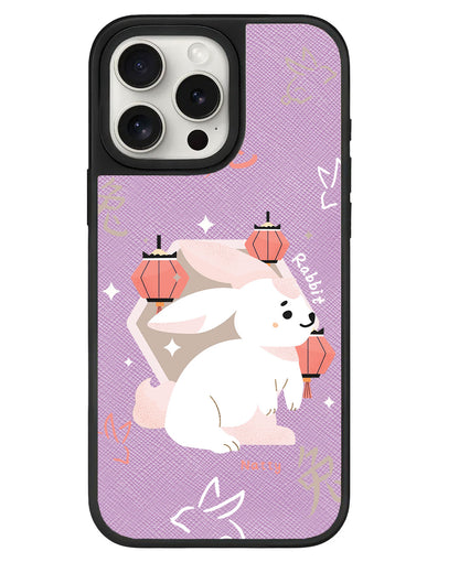 iPhone Leather Grip - Rabbit (Shio / Chinese Zodiac)