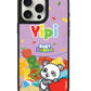 iPhone Leather Grip Case - Yipi Baby Panda