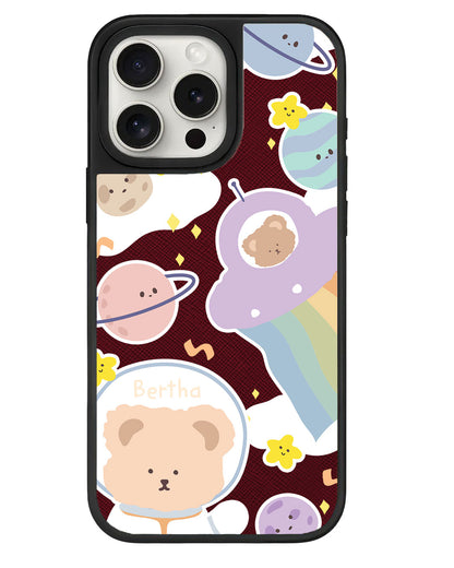 iPhone Leather Grip - Astrobear