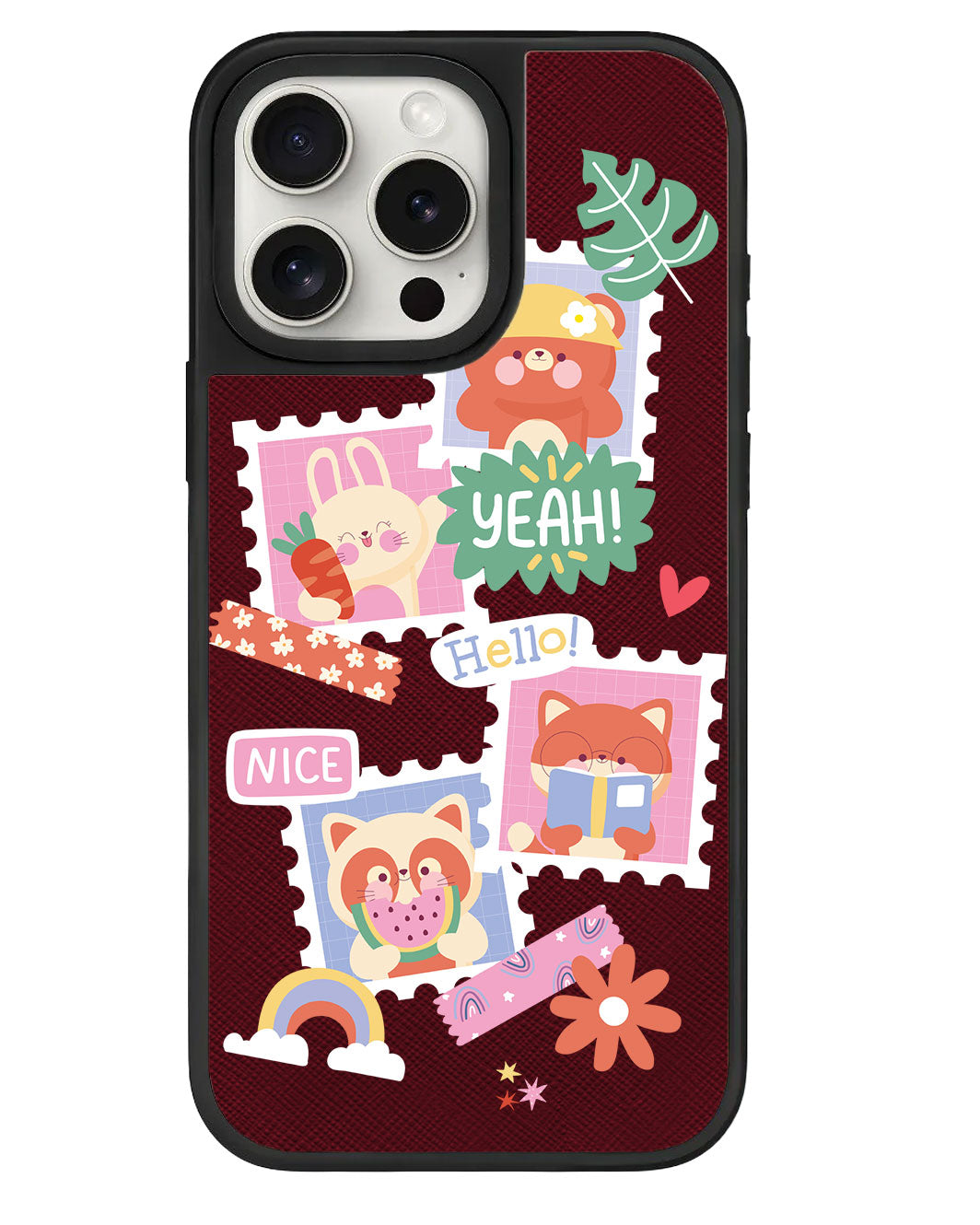 iPhone Leather Grip Case - Animal Squad