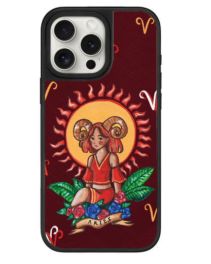iPhone Leather Grip - Aries