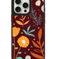 iPhone Leather Grip Case - Autumn Botanical