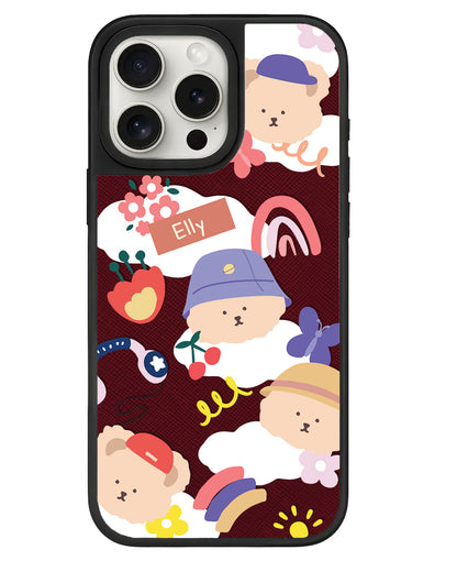 iPhone Leather Grip - Bear in Style