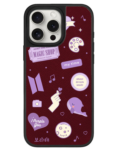 iPhone Leather Grip - BTS Sticker Pack