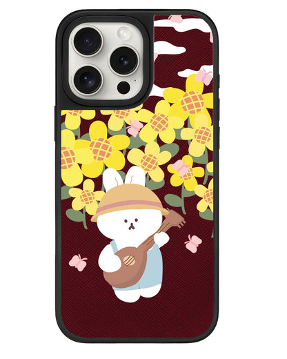 iPhone Leather Grip - Bunny Ukulele